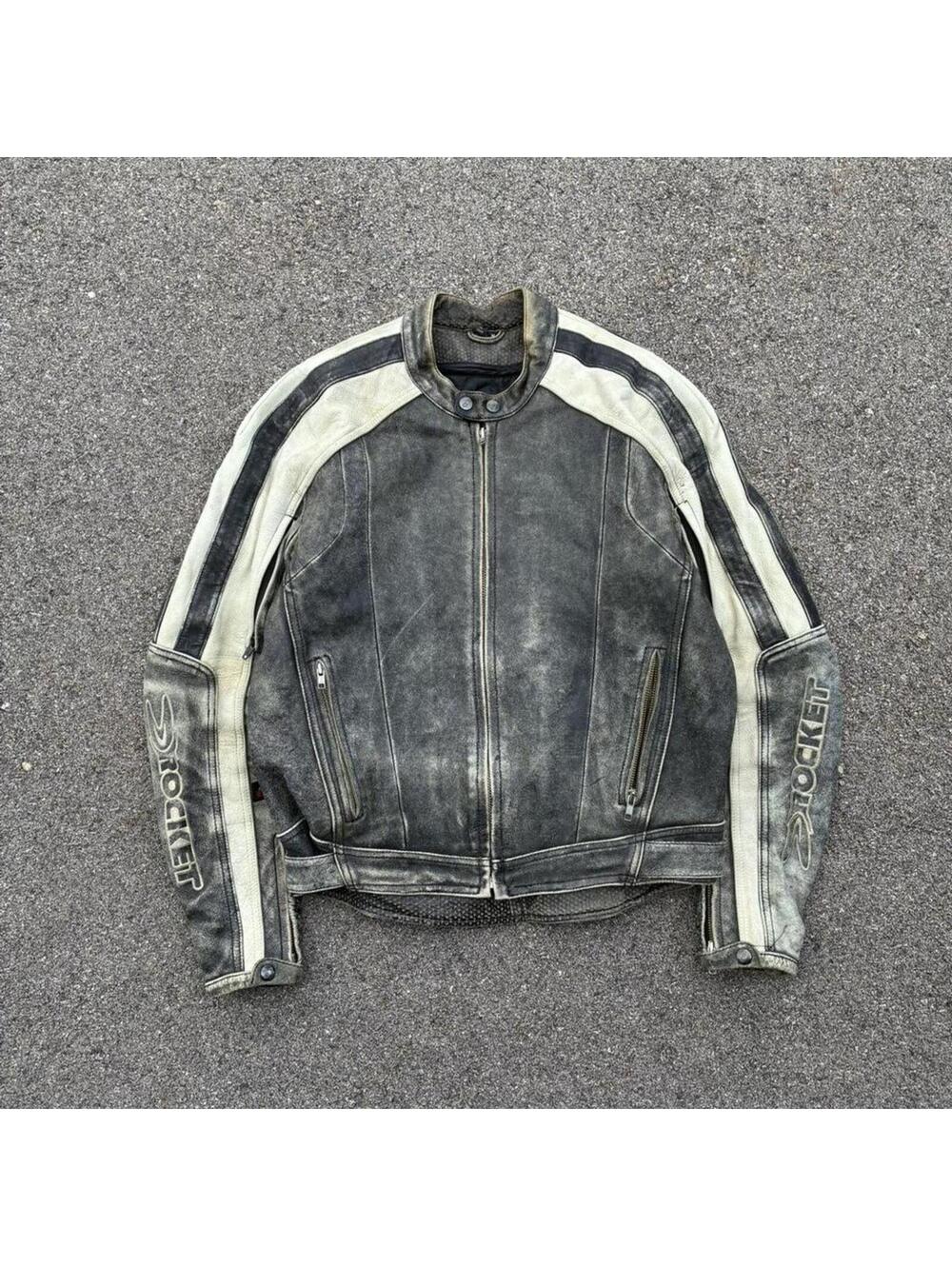 Joe Rocket Men's Black and Grey Jacket